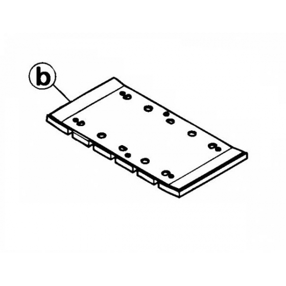 Hikoki - Hitachi Semelle Lisse de ponçage SV12SD, SV12V 300090