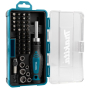 Makita Coffret de tournevis à cliquet & embouts de vissage B-36170