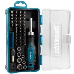 Makita Coffret d'outils 87 pièces avec mallette de transport E-08458