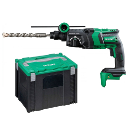 Hikoki DH18DPC W2Z Perforateur, Burineur sans fil 18V Brushless avec coffret Hit-Case