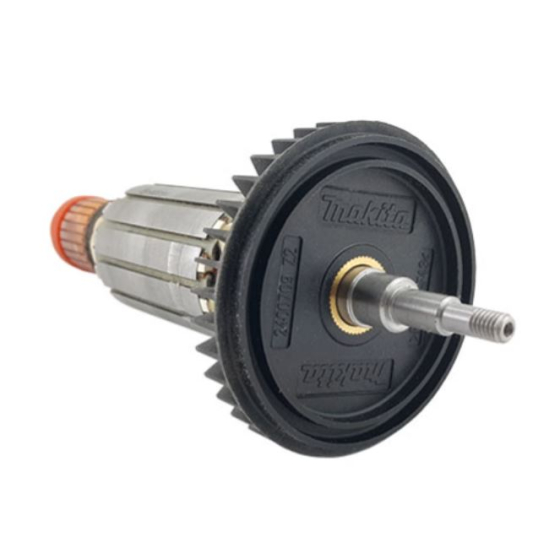 Makita Induit pour meuleuse angulaire GA7010C, GA7012C, GA9010C, GA9012C (513568-2) Makita Induit pour meuleuse angulaire GA7010C, GA7012C, GA9010C, GA9012C (513568-2)