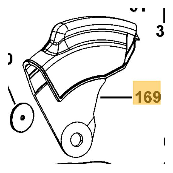 Dewalt Protecteur Lame pour scie combinée D27107 & D27107XPS (N293739)