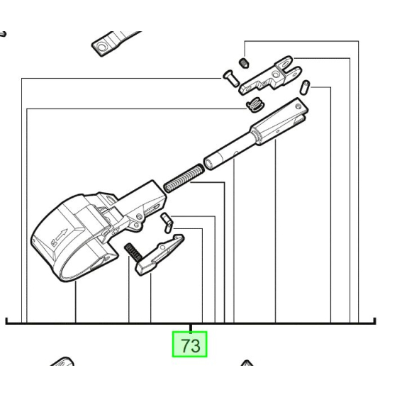 Milwaukee Etrier complet pour ponceuse à bande 10mm M12 FBFL10 (4931494866)