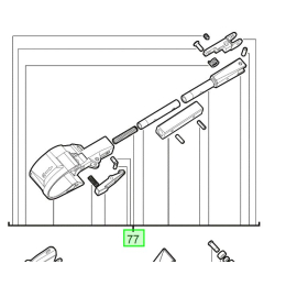 Milwaukee Etrier complet pour ponceuse à bande 13mm M12 FBFL13 (4931494879)