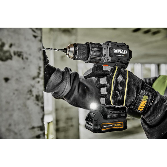 DeWalt McLaren DCD85MP2T-QW Perceuse, Visseuse percussion 18V XRP 2x5Ah avec coffret T-STAK