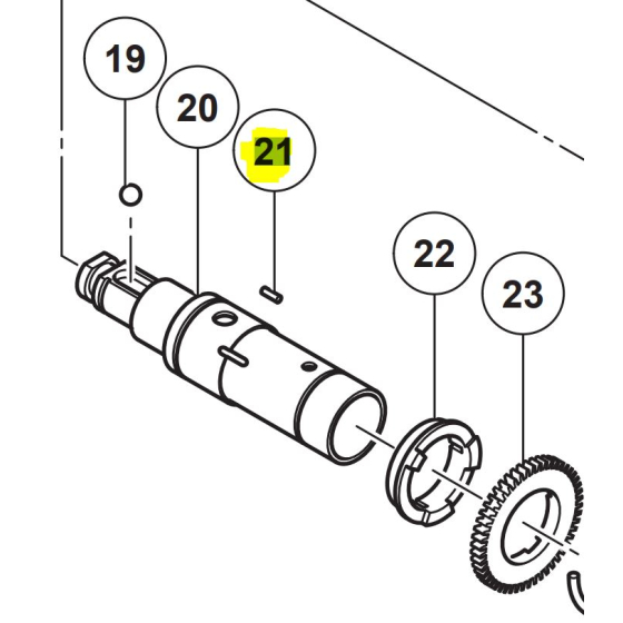 Hikoki Goupille ø2.5mm pour perforateur (335264)