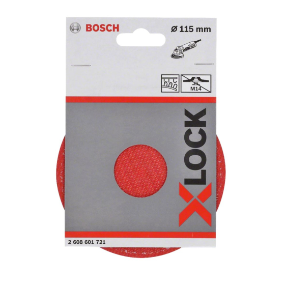 Bosch Plateau de ponçage ø115mm pour meuleuse d'angle X-LOCK (2608601721)
