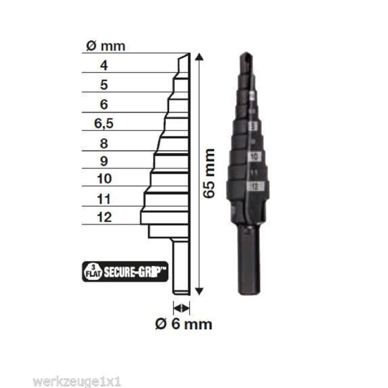 Milwaukee Foret Étagée Métal ø4-12mm 48899301
