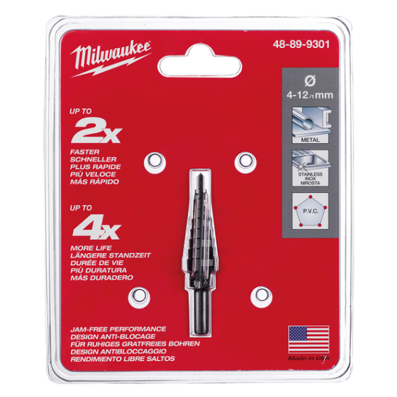 Milwaukee Foret Étagée Métal ø4-12mm 48899301