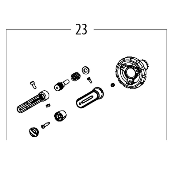 Metabo Volant de réglage complet pour scie sur table TS254 & TS36 (316052520)