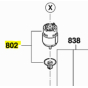 Bosch Moteur pour coupe-bordures sans fil 18V ART23-18LI & ART26-18LI (2609007345)