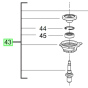 Milwaukee Flasque de palier pour meuleuse M18FHSAG125XB, M18FHSAG125XPDB, M18FHSAG150XB, M18FHSAG150XPDB (4931358682)