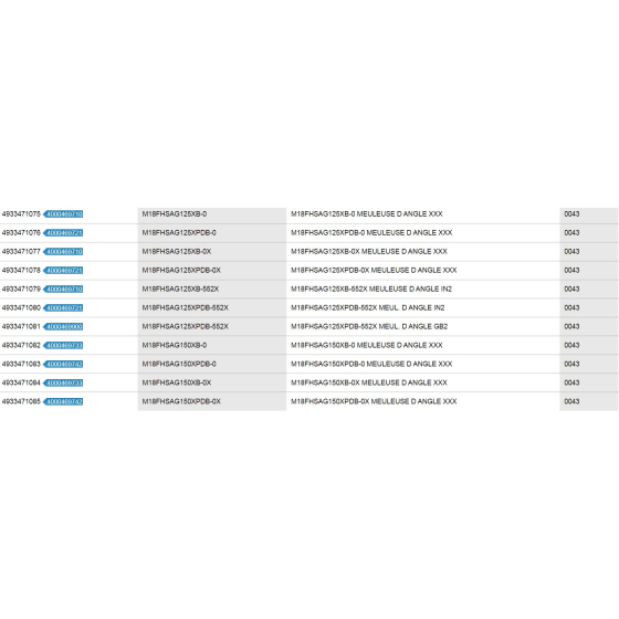 Milwaukee Flasque de palier pour meuleuse M18FHSAG125XB, M18FHSAG125XPDB, M18FHSAG150XB, M18FHSAG150XPDB (4931466923) Milwaukee Flasque de palier pour meuleuse M18FHSAG125XB, M18FHSAG125XPDB, M18FHSAG150XB, M18FHSAG150XPDB (4931466923)