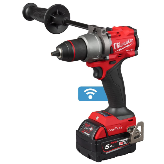Milwaukee M18 ONEPD3-502X Perceuse à percussion 18V Brushless FUEL ONE-KEY 2x5.0Ah avec coffret (4933492801)