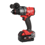 Milwaukee M18 FPD3-502X Perceuse à percussion 18V Brushless FUEL ONE-KEY 2x5.0Ah avec coffret (4933479860)