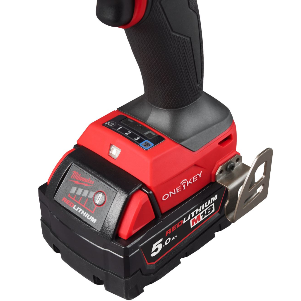 Milwaukee M18 ONEDD3-502X Perceuse, visseuse 18V Brushless FUEL ONE-KEY  2x5.0Ah avec coffret (4933492802)