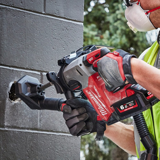 Milwaukee M18 ONEFHX-0X Perforateur, burineur SDS+ 26mm FUEL 18V 2.5J avec mandrin FIXTEC ONE-KEY (4933478503)
