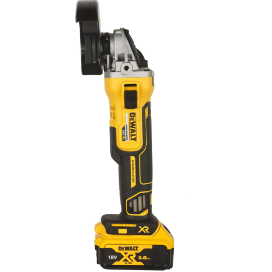 Dewalt DCG405P2-QW Meuleuse Sans fil 18V Brushless 2x5.0Ah ø125mm avec coffret T-Stak