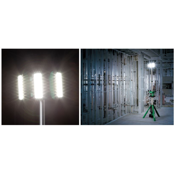 Hikoki UB18DG W4Z Lampe à trépied sans fil tripod 18V 4000 Lumens Hikoki UB18DG W4Z Lampe à trépied sans fil tripod 18V 4000 Lumens