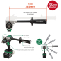 Hikoki DS18DC WPZ Perceuse, Visseuses 18V 140Nm Brushless 2x5.0Ah avec coffret de transport