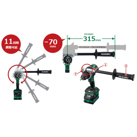 Hikoki DS18DC W2Z Perceuse, Visseuses 18V 140Nm Brushless avec coffret de transport