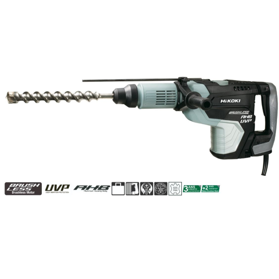Hikoki DH52MEYWSZ Perforateur, burineur 52mm SDS-max 1500W UVP - 18,8 Joules - 11,5 Kg
