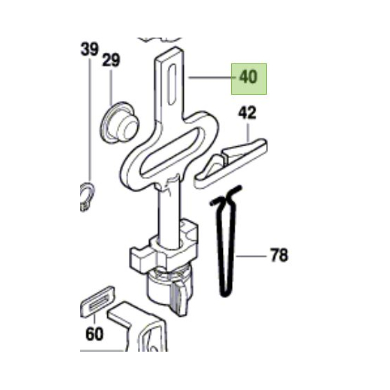 Bosch Tringle de course scie sauteuse GST8000E, GST75E, GST14,4VLI, GST18VLI (2600780173) Bosch Tringle de course scie sauteuse GST8000E, GST75E, GST14,4VLI, GST18VLI (2600780173)
