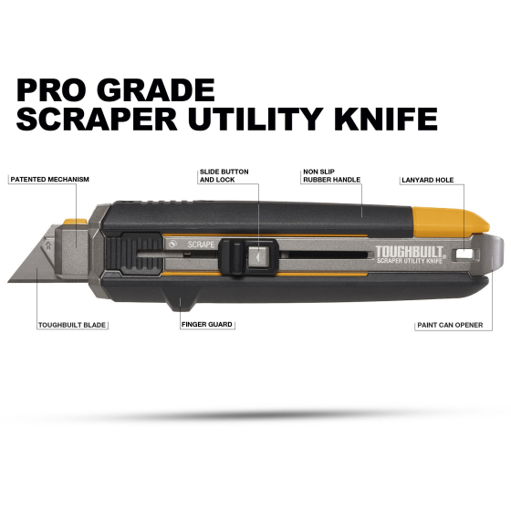 ToughBuilt Cutter grattoir 2 en 1 TB-H4S5-01 ToughBuilt Cutter grattoir 2 en 1 TB-H4S5-01