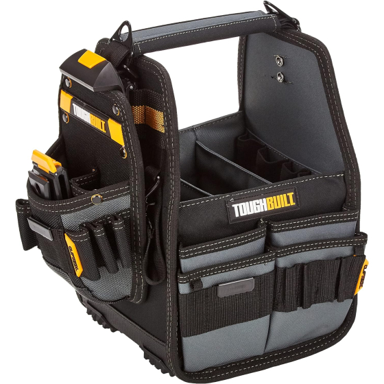 Toughbuilt Panier porte-outils 20cm avec poche à outils ClipTech TB-CT-180-8 Toughbuilt Panier porte-outils 20cm avec poche à outils ClipTech TB-CT-180-8