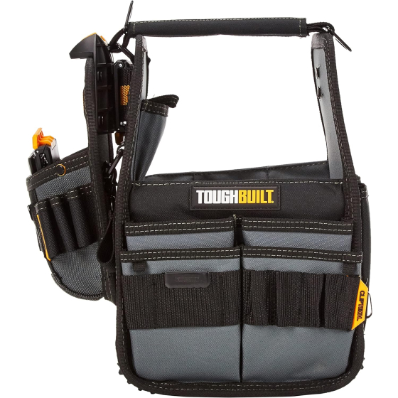 Toughbuilt Panier porte-outils 20cm avec poche à outils ClipTech TB-CT-180-8 Toughbuilt Panier porte-outils 20cm avec poche à outils ClipTech TB-CT-180-8