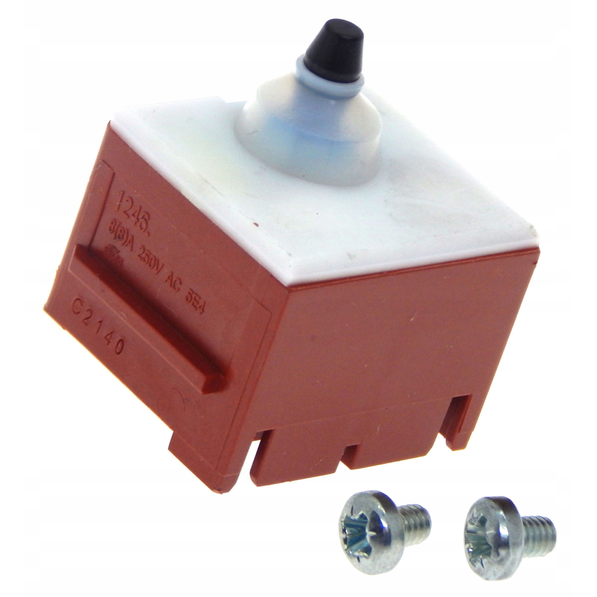 Interrupteur à Bascule Pour Meuleuse D'angle - Compatible Skil 9003, 9371, 9376 Et Ferm - 5A 250V, Dimensions 31x20x44 Mm