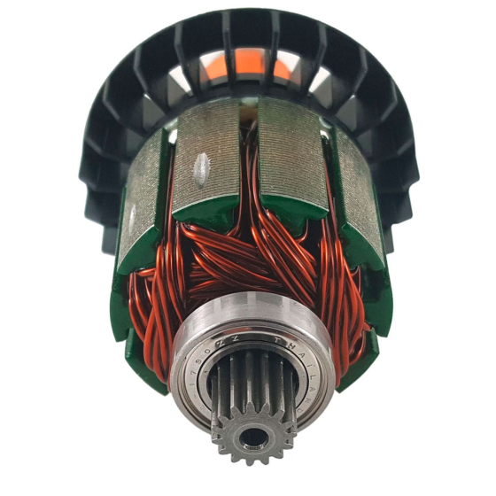 Makita Induit, rotor, moteur de rechange pour perceuse, visseuse DDF482, DHP482 (619380-9)