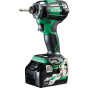 Hikoki KC18DEWHZ Pack 4 machines 18V avec batteries 3x5.0 Ah et chargeur DS18DE + WH18DC + DH18DBL + G18DBL