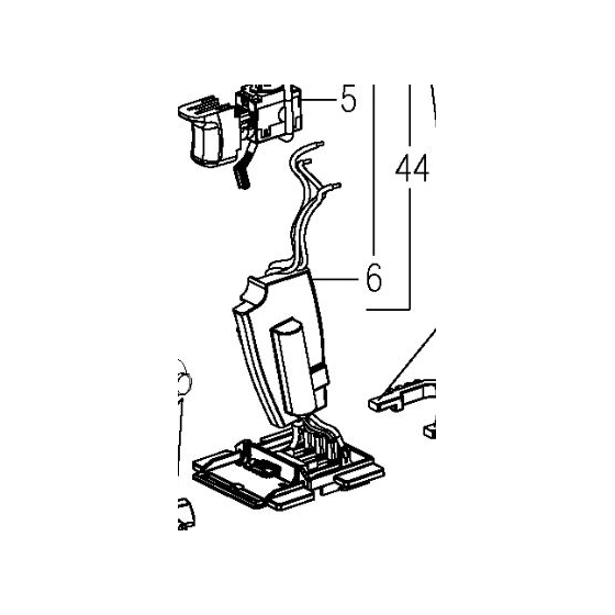 Metabo Interrupteur et électronique pour perceuse SB18LTXBLI, SB18LTXBLQI (316065390)