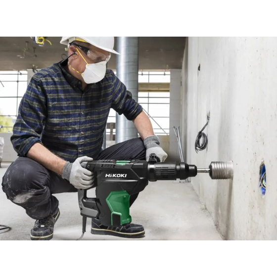Hikoki DH45MAWSZ Perfo-burineur 45 mm SDS MAX 1400W 11,3 Joules - 9.4Kg Hikoki DH45MAWSZ Perfo-burineur 45 mm SDS MAX 1400W 11,3 Joules - 9.4Kg