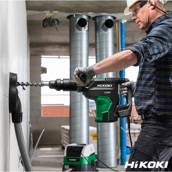 Hikoki DH45MAWSZ Perfo-burineur 45 mm SDS MAX 1400W 11,3 Joules - 9.4Kg Hikoki DH45MAWSZ Perfo-burineur 45 mm SDS MAX 1400W 11,3 Joules - 9.4Kg