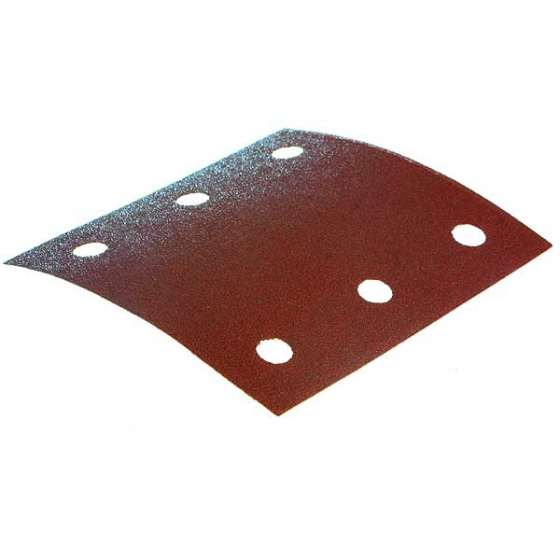 Makita 10 Feuilles rectangulaires abrasives 114x102 mm - 3 + 3 trous - Auto-agrippant