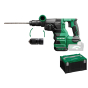 Hikoki DH3628DCW2Z Perforateur, burineur SDS+ 36V 3,2J Brushless avec coffret de transport