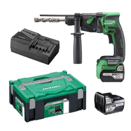 Hikoki DH18DPBWPZ Perforateur sans fil 18V Brushless 2x5.0Ah avec coffret HitCase