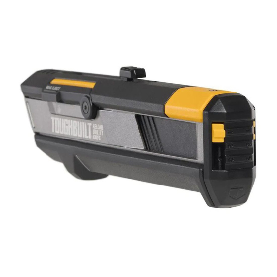 ToughBuilt Cutter avec chargeurs de lames TB-H4S2-03 ToughBuilt Cutter avec chargeurs de lames TB-H4S2-03