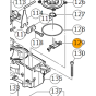 Hikoki Plaque de changement pour perforateur & piqueur DH52MA, DH52ME, DH52MEY, H60ME (338234)