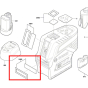 Bosch Plaque de recouvrement inférieur pour laser GCL2-50CG, GCL2-15G, GCL100-80CG (1607000C9Z)