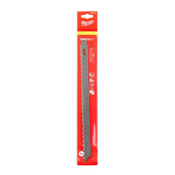 Milwaukee Lame de scie sabre 300mm pour isolant (48001084)