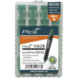 Pica VISOR mines de rechange Vert pour marqueurs permanent 991/36