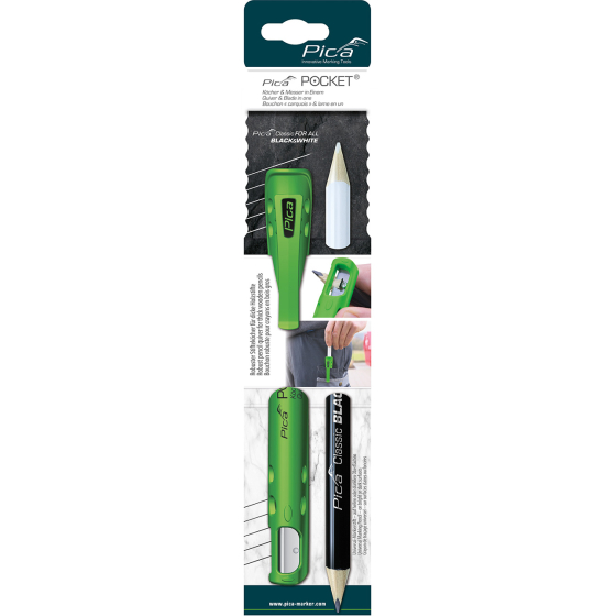 Pica Pocket Black & White Crayon 546 avec carquois 505 (505/03)