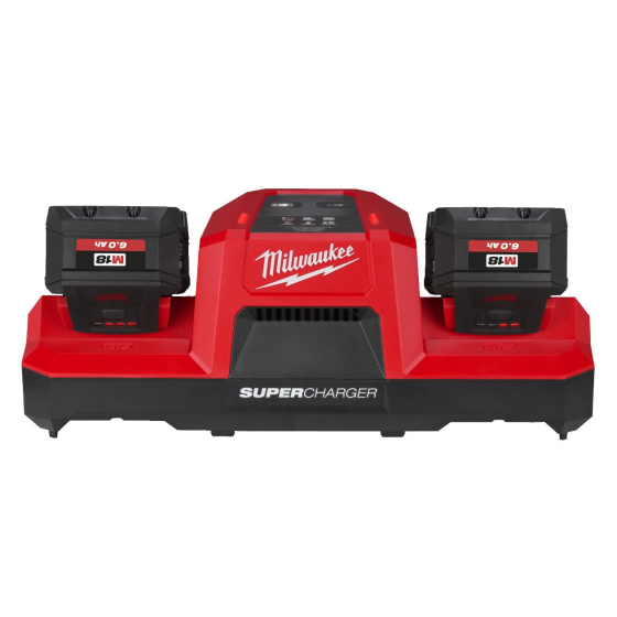 Milwaukee M18 DBSC Chargeur double rapide M18 (4932492531) Milwaukee M18 DBSC Chargeur double rapide M18 (4932492531)