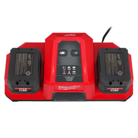 Milwaukee M18 DBSC Chargeur double rapide M18 (4932492531) Milwaukee M18 DBSC Chargeur double rapide M18 (4932492531)