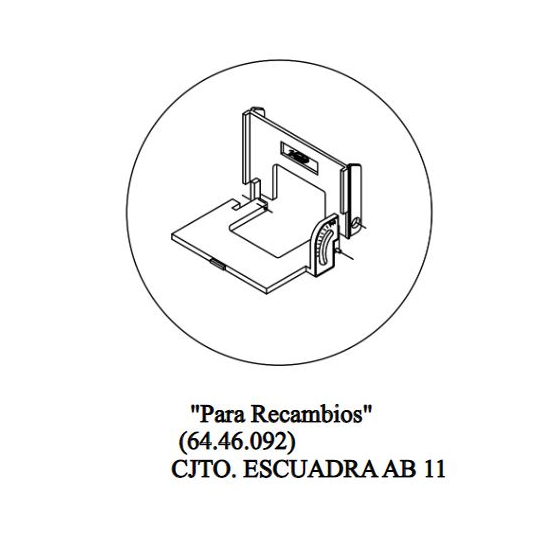 Virutex Equerre inclinable pour lamelleuse AB111N, AB11C, AB11 (6446092)