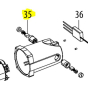 Metabo Paire de charbons avec support pour scie sur table TS254M (343013610)