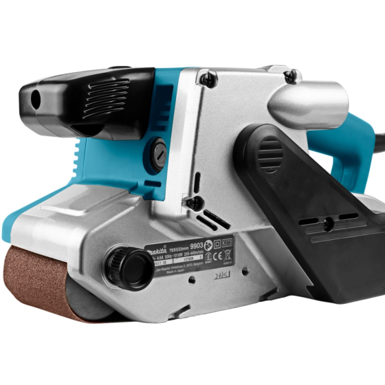Makita 9903 Ponceuse à bande 1010W 76x533mm à vitesse réglabe Makita 9903 Ponceuse à bande 1010W 76x533mm à vitesse réglabe